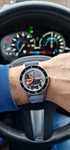 Zegarek BMW z logo oraz modelem 1970 automatyczny 40mm prezent NOWY
