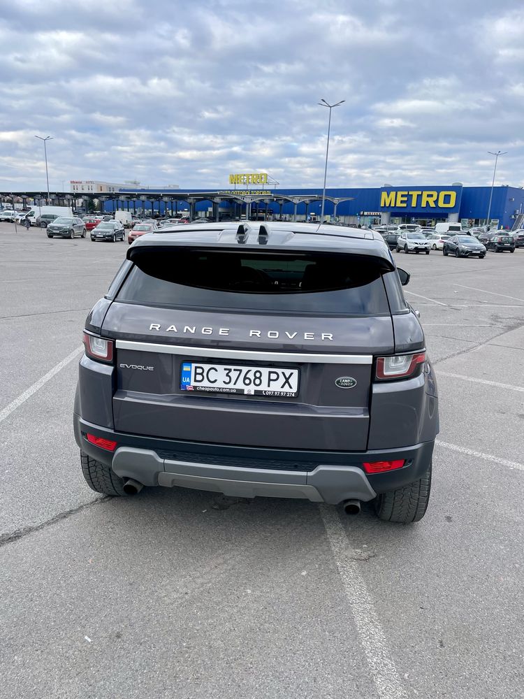 Range Rover Land Rover Evoque максимальна комплектація