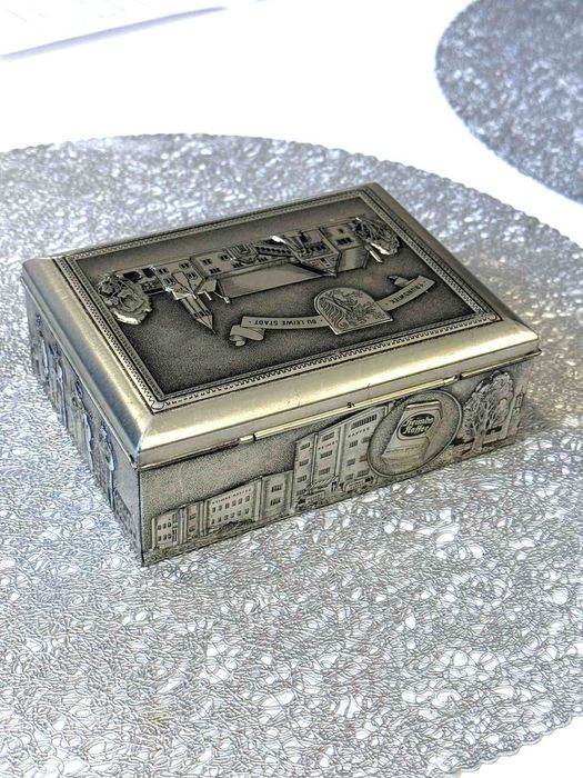 Szkatułka Heimbs Lata 50 Motyw Tłoczony