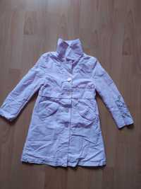 Płaszcz płaszczyk dziewczęcy haft wiosna jesień H&M r. 116