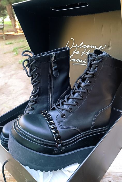 Новые оригинальные женские ботинки DAMELIO на высокой подошве,