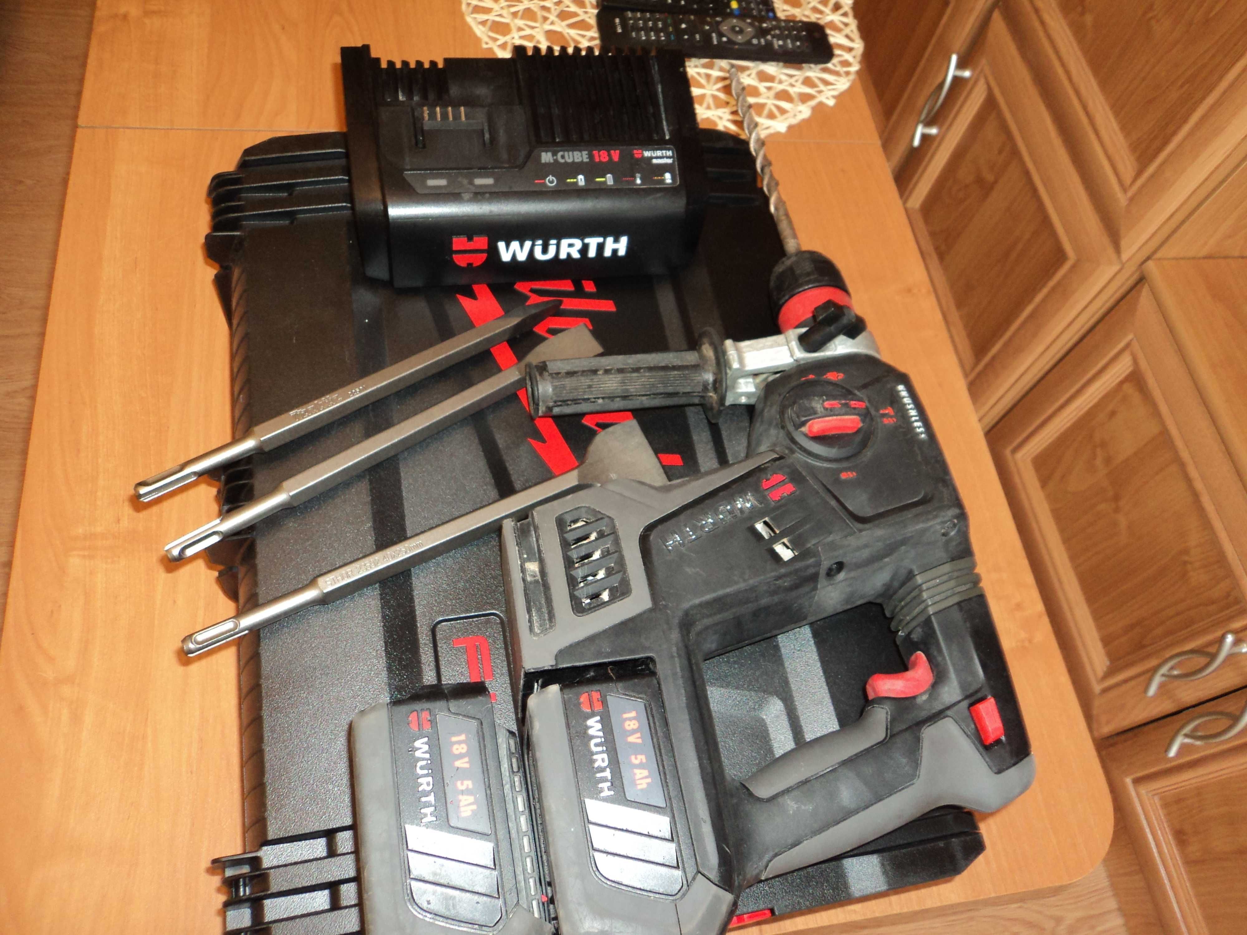 Wurth master abh 18 compact mlotow.udarowa 3-funkc.z kuciem kpl.2021 r