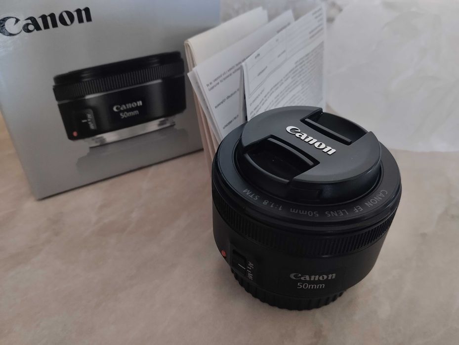 Canon EF 50mm f/1.8 STM. Є коробка як Новий