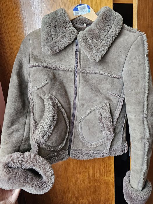 Дублянка жіноча розмір s натуральна овчина і замш