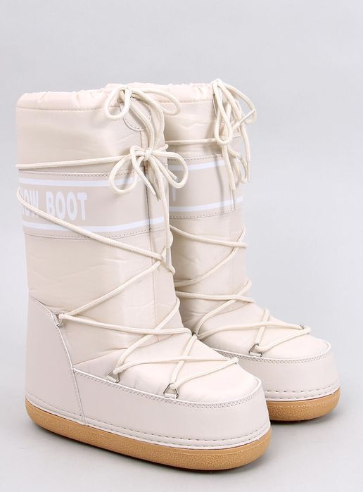 Snow Boots Wysokie Tange Beige