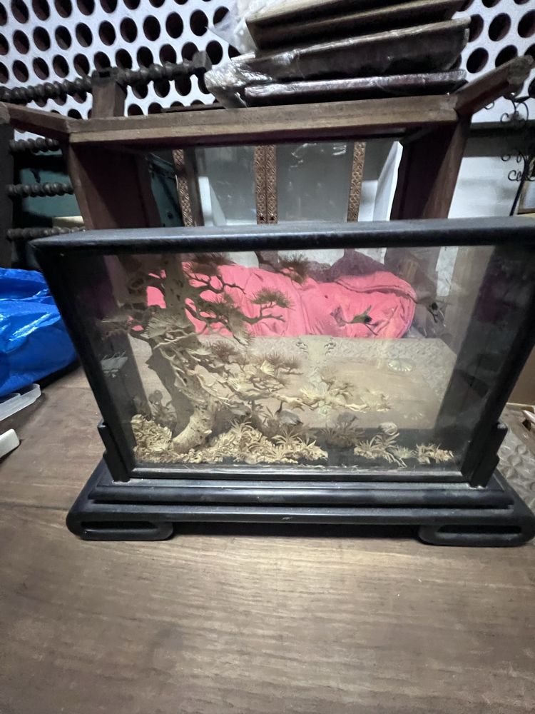 diorama chines vintage
