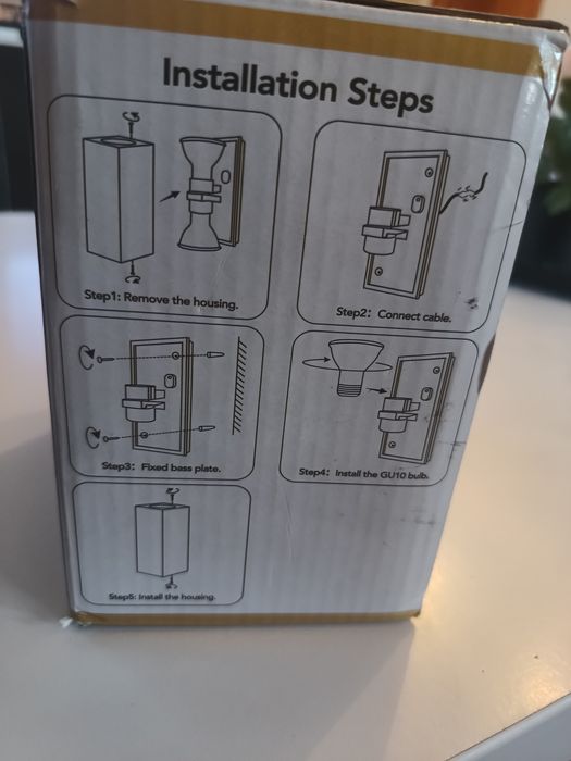 2 * kinkiet ścienny wodoodporny