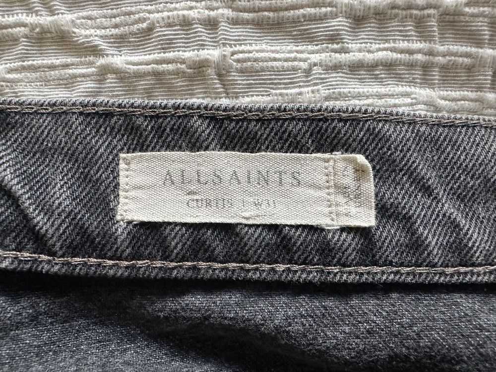 Jeans AllSaints Curtis Straight W31 w stanie idealnym