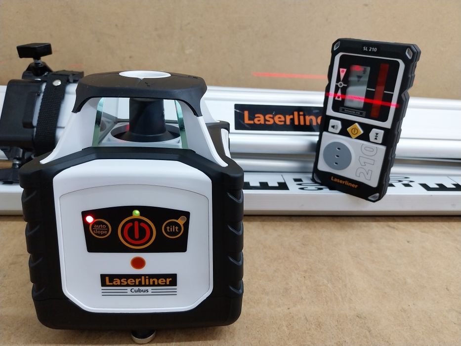 Laserliner Cubus SL210 Niwelator Laserowy Rotacyjny Osie X Y