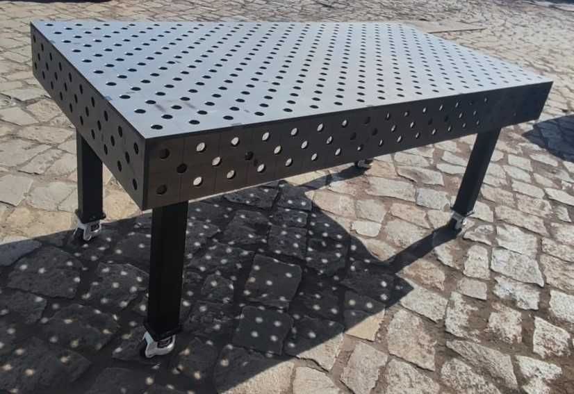 Stół spawalniczy, montażowy 2000x1000x200x12mm system 16/28 2mx1m