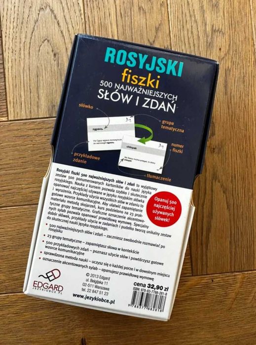 Rosyjski fiszki dla początkujących 500 słów i zdań