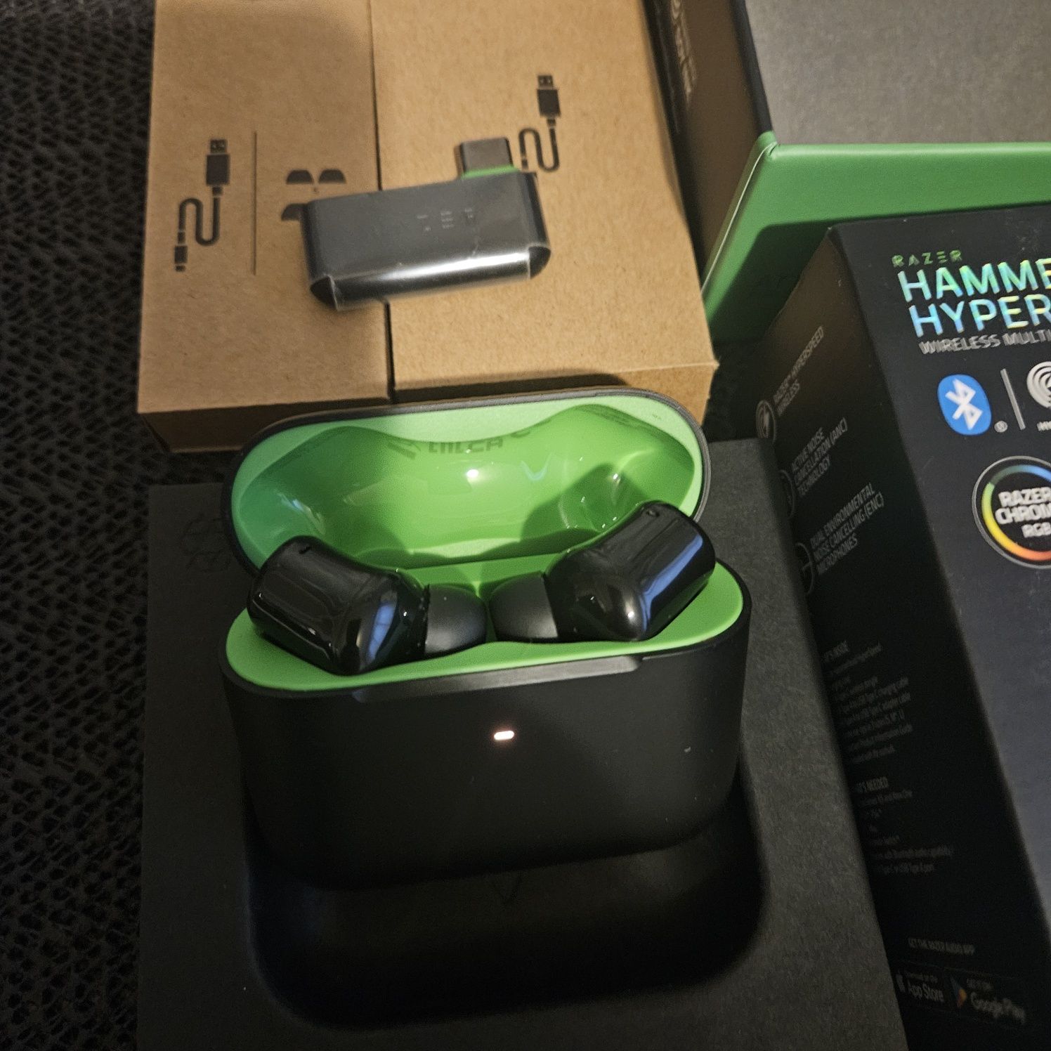 Słuchawki bezprzewodowe Razer Hammerhead Hyperspeed Xbox PS5 Switch PC