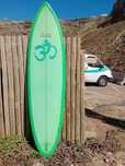 Retro Single Fin Surfboard, 100% Hand Made