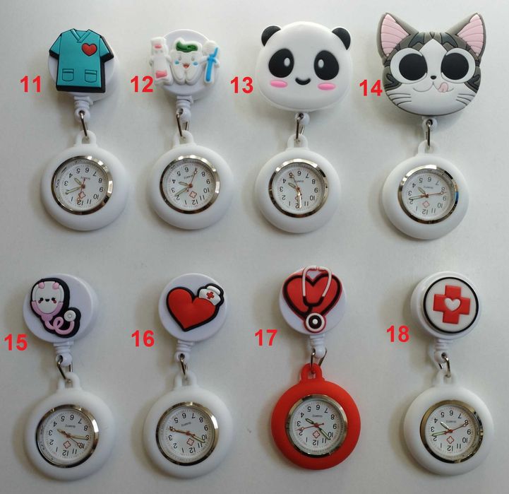 Relógio de peito para enfermeira, auxiliar, farmacêutica