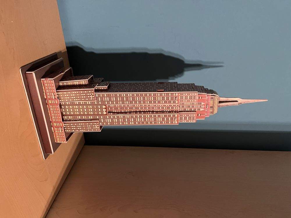 Puzzle 3d model empire state building