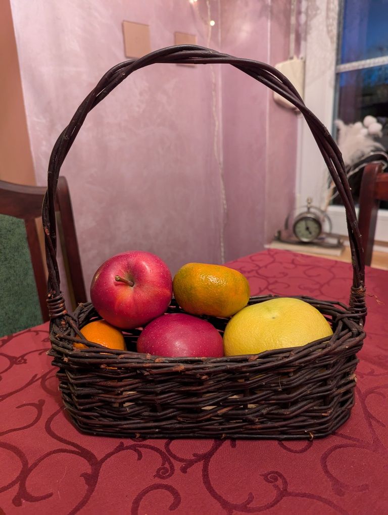 Koszyk z brzozowych witek hand made