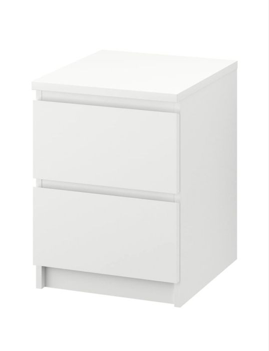 Mesa de cabeceira com 2 gavetas