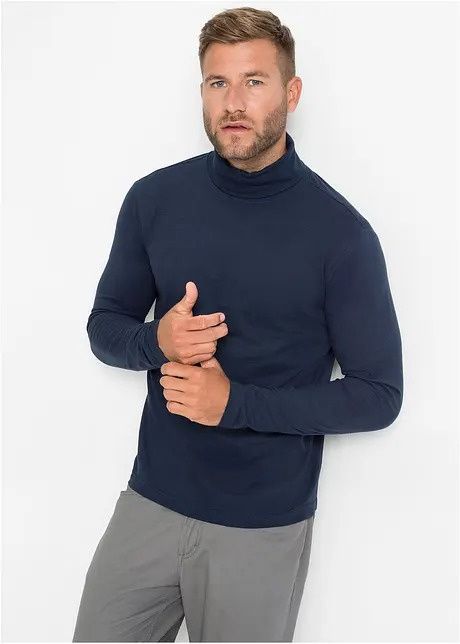 B.P.C granatowy golf męski bawełniany r.XXL