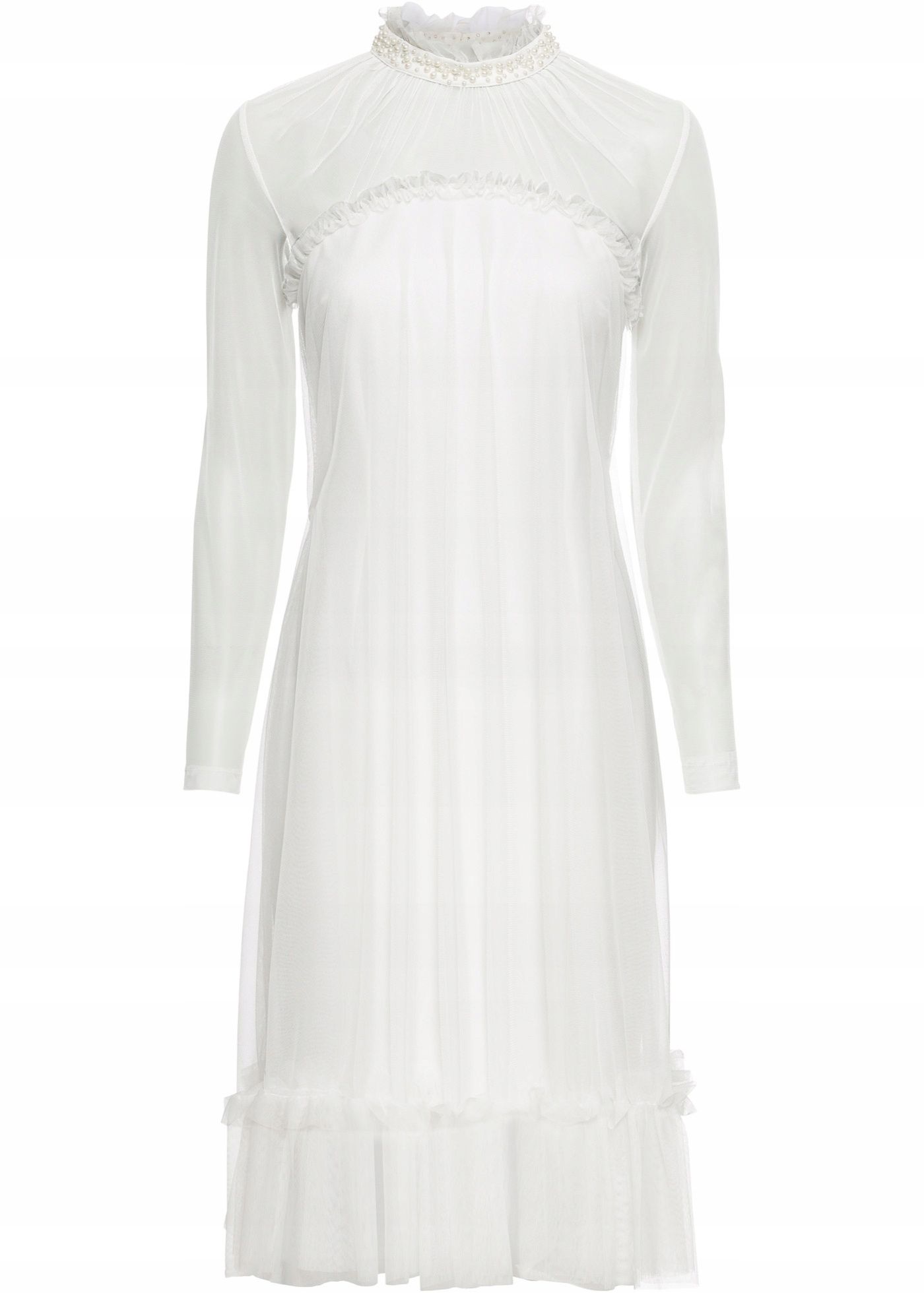 B.P.C sukienka koktajlowa biała: r. 40/42