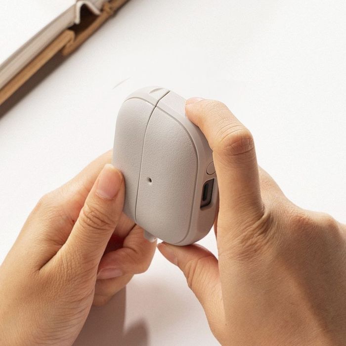 Etui Ringke Onyx MagSafe na Samsung Galaxy Buds 3 / 3 Pro - szary