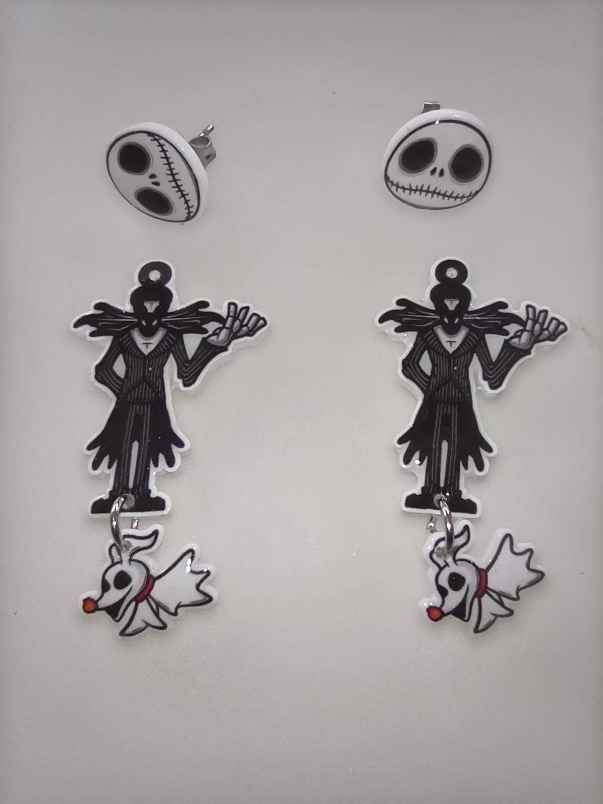 Brincos Halloween noiva cadáver corpse bride Tim Burton