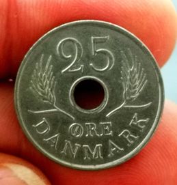 Moneta 25 ore Dania 1972r