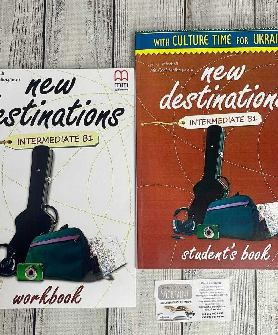 New Destinations всі рівні A1,A2,B1,B1+,B2