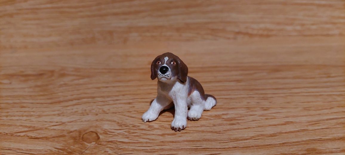 Schleich pies szczeniak figurki zwierząt unikat model wycofany z 2004