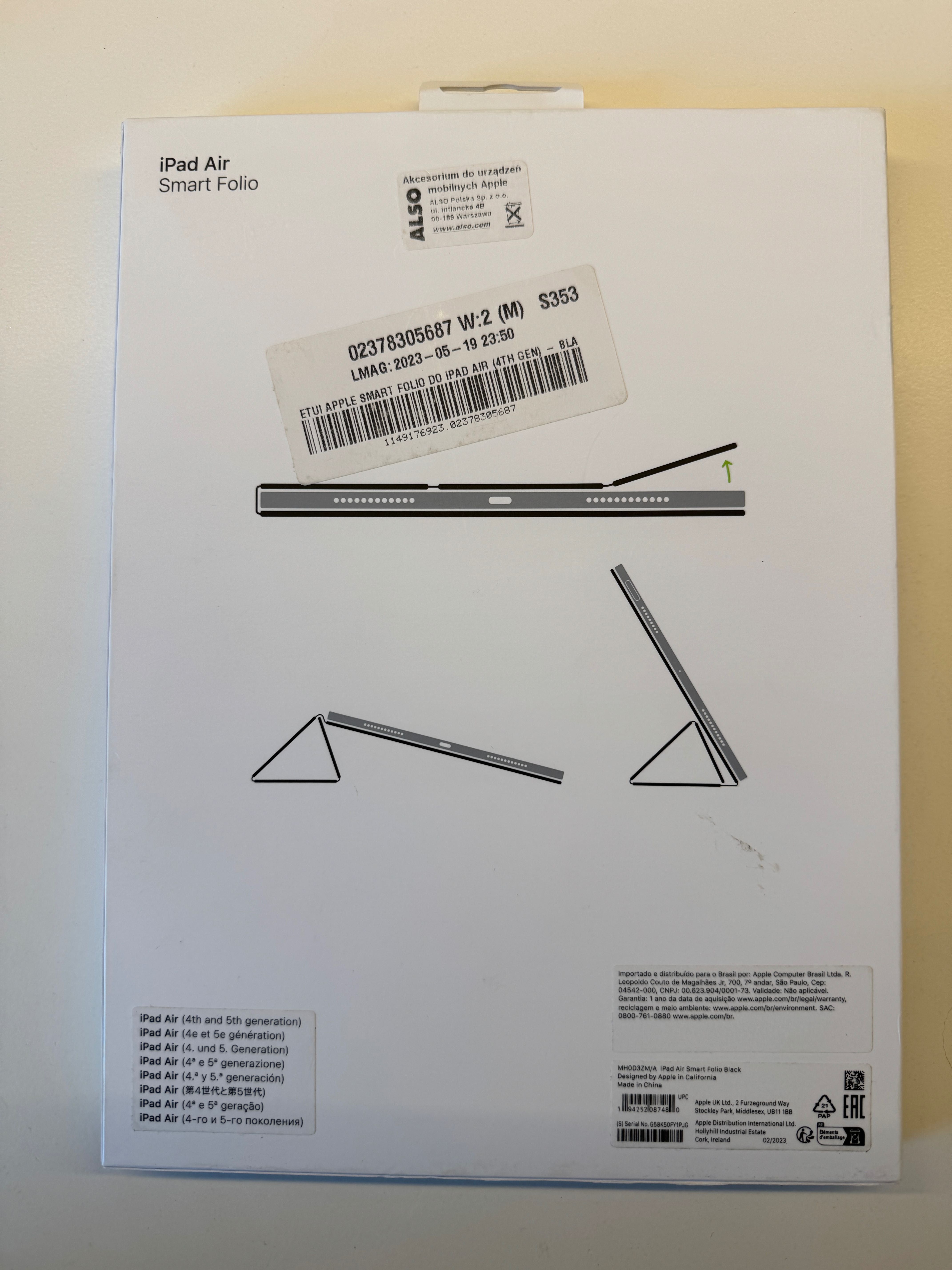 Etui Smart Folio do iPada Air – czarne