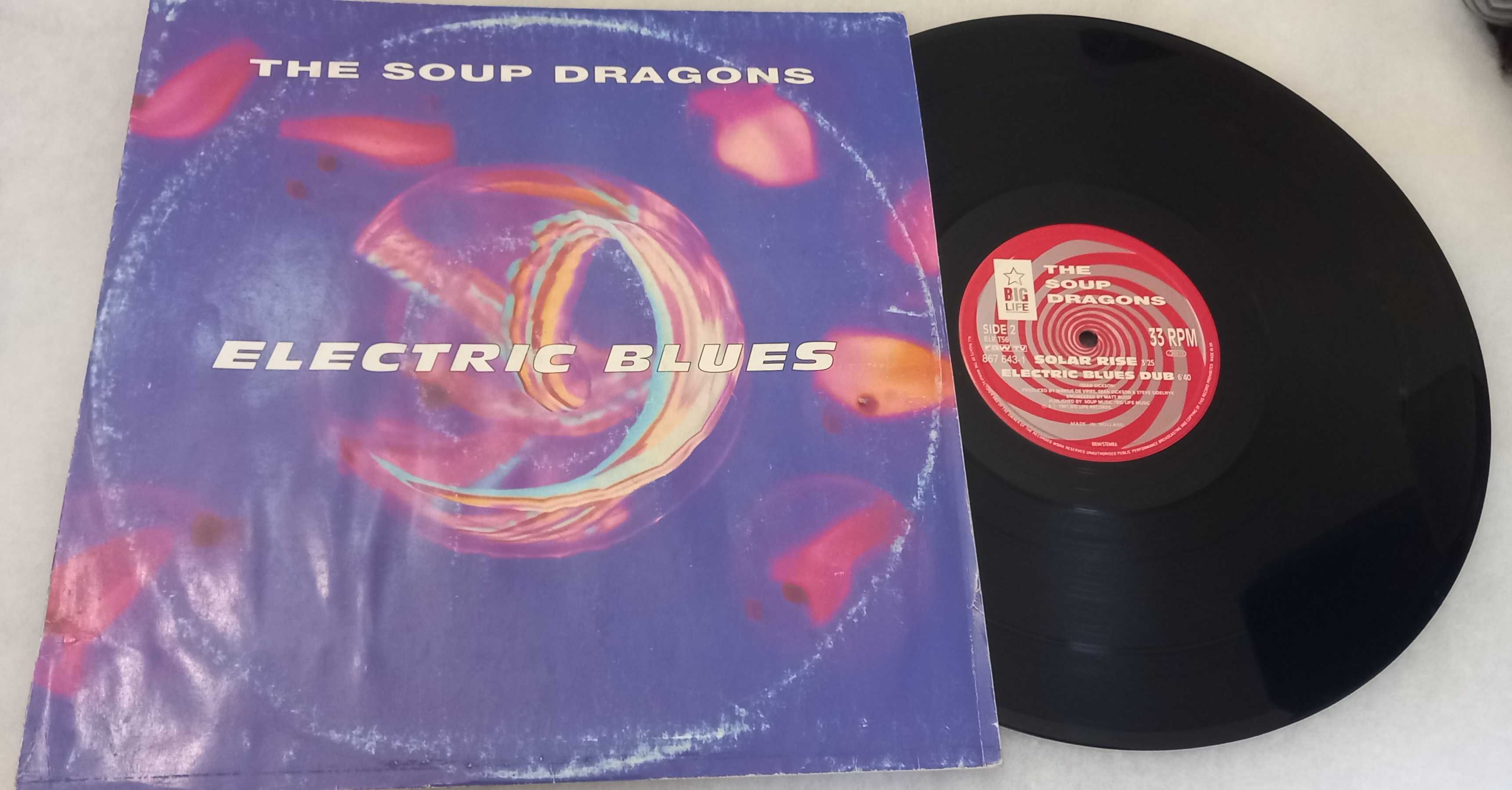 The Soup Dragons – Electric Blues EP Maxi Raro 1991 Indie