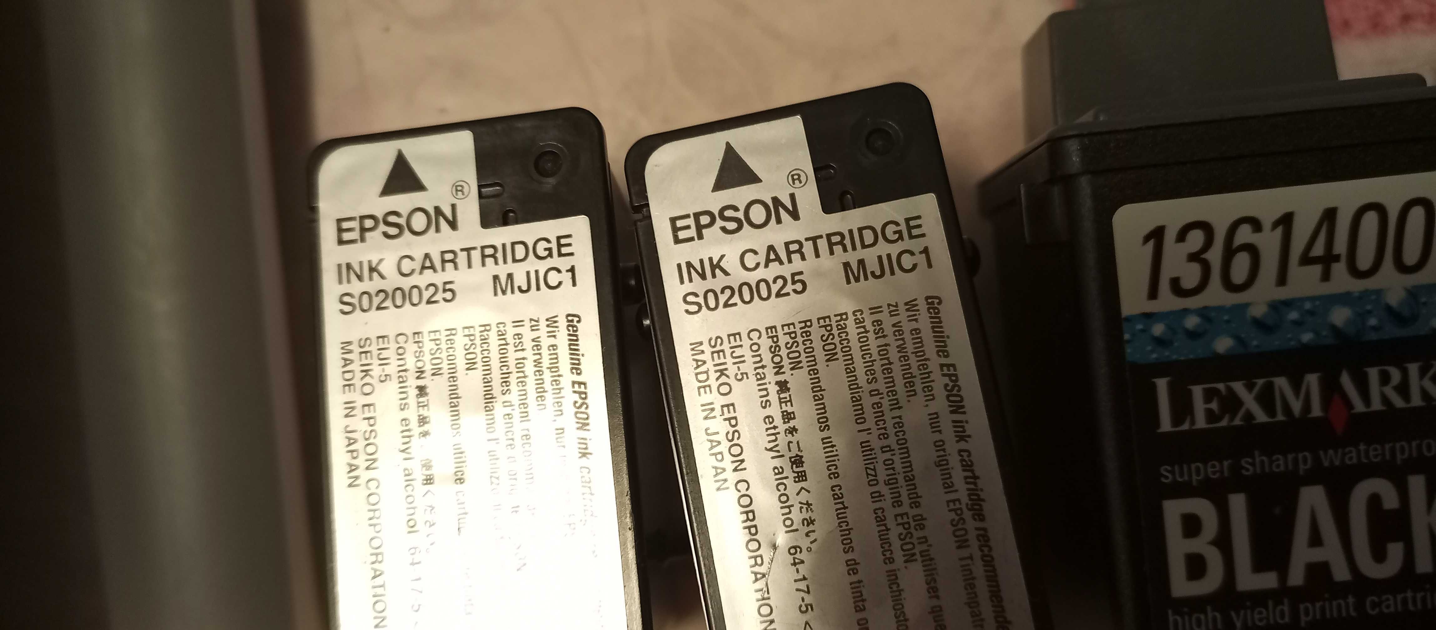 Картриджи Epson, Lexmark и прочее, б.у. Цена за всё