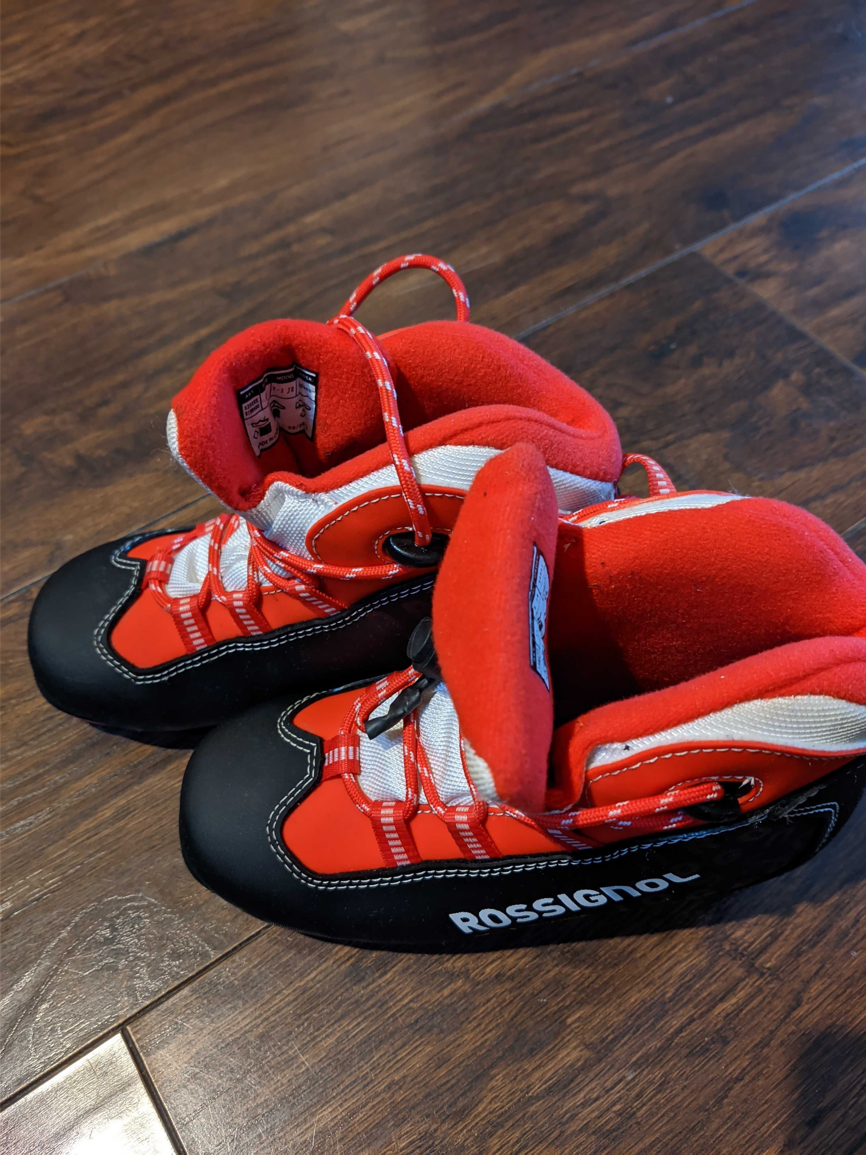 Buty na narty biegowe Rossignol X-1 Junior Czarny 33 EU Czerwony