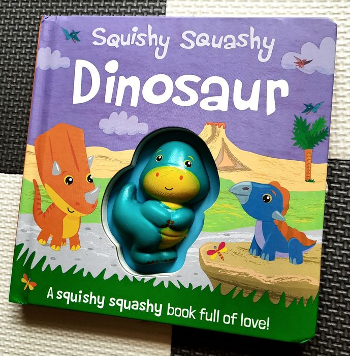 Squishy Squashy Dinosaur książeczka sensoryczna po angielsku