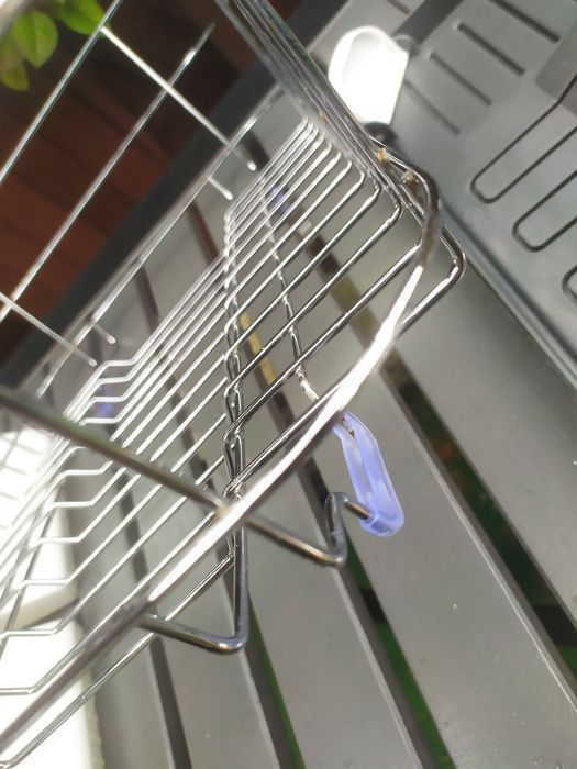 Ociekacz do naczyń, suszarka kuchenna metalowa, 3 części