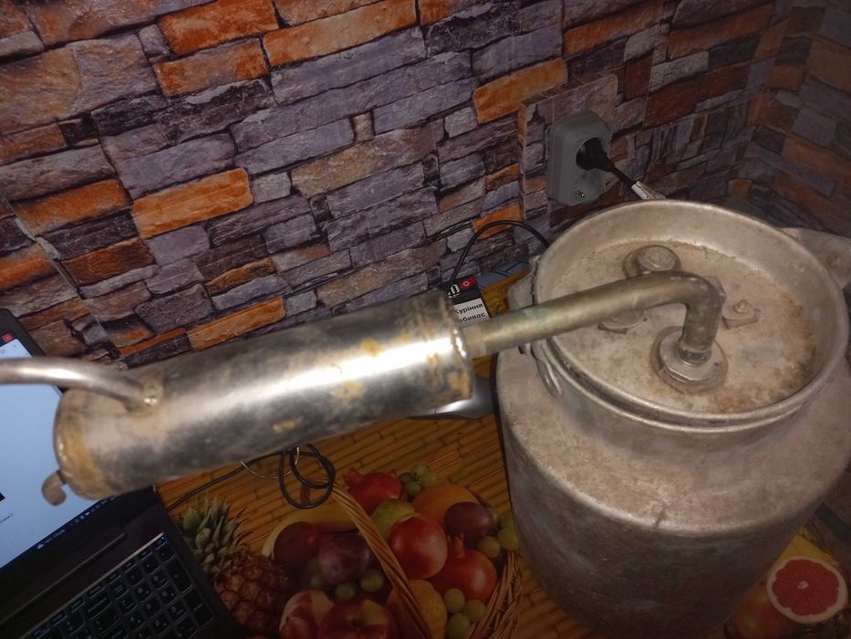 Бидон Аппарат Куб перегонный с охладителем 10 л алюминий