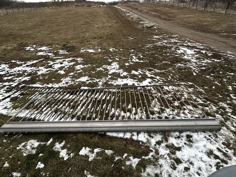 Brama 2 szt profil aluminiowy