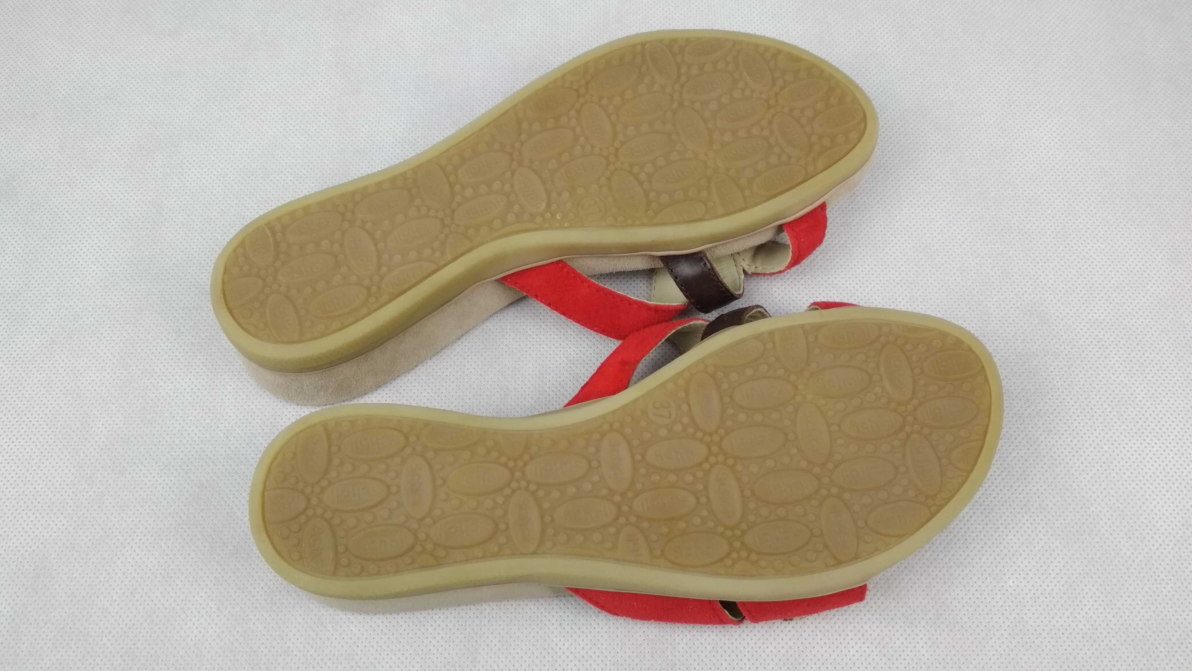 SCHOLL Buty Klapki Sandały Skórzane Roz. 37