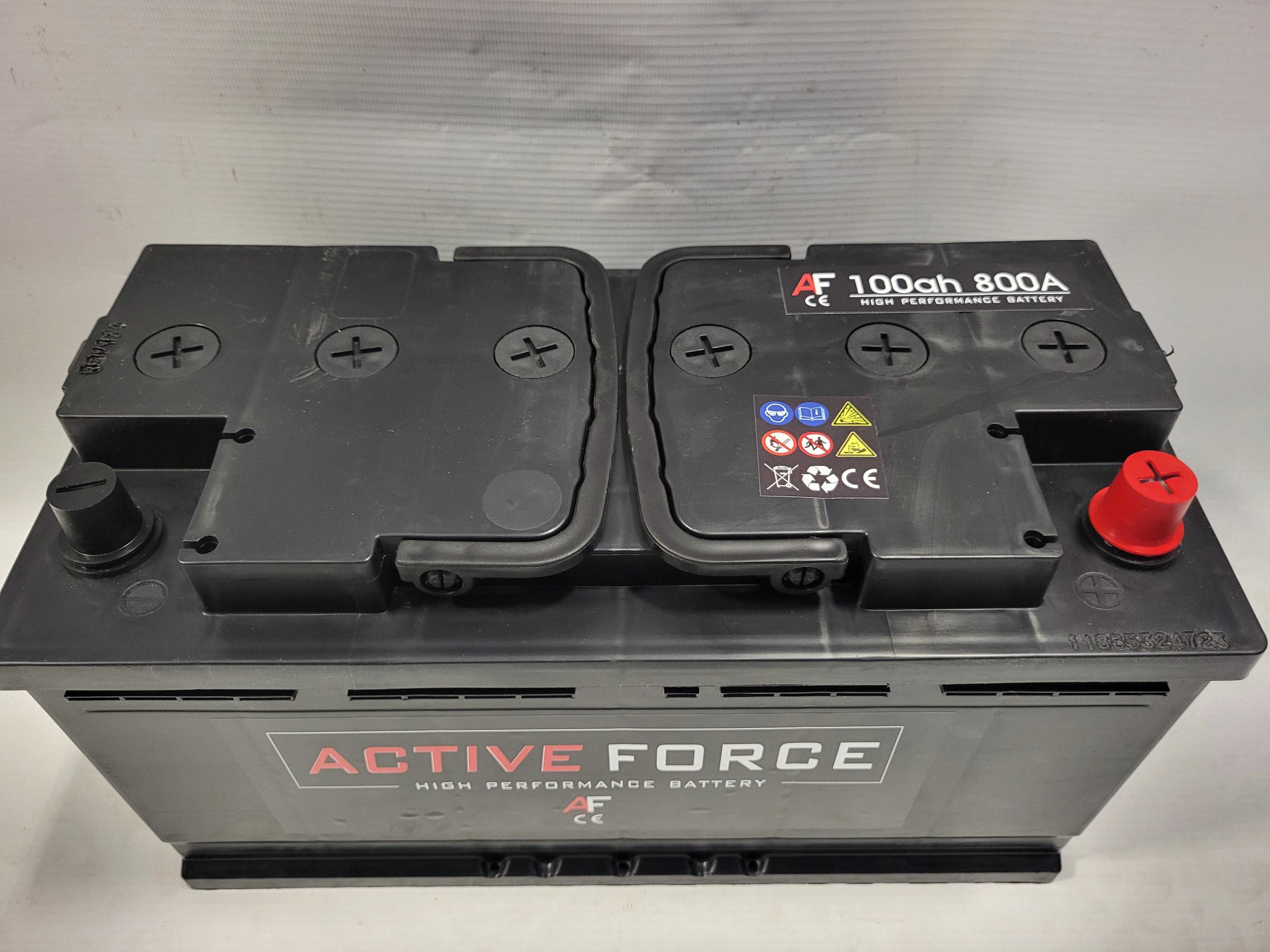 Akumulator 100Ah 800A P+ 12V ACTIVE FORCE
