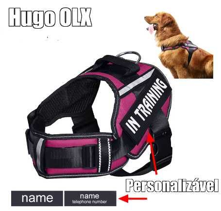 Arnês Nylon Personalizado Cães Conforto/Estilo para o seu Melhor Amigo