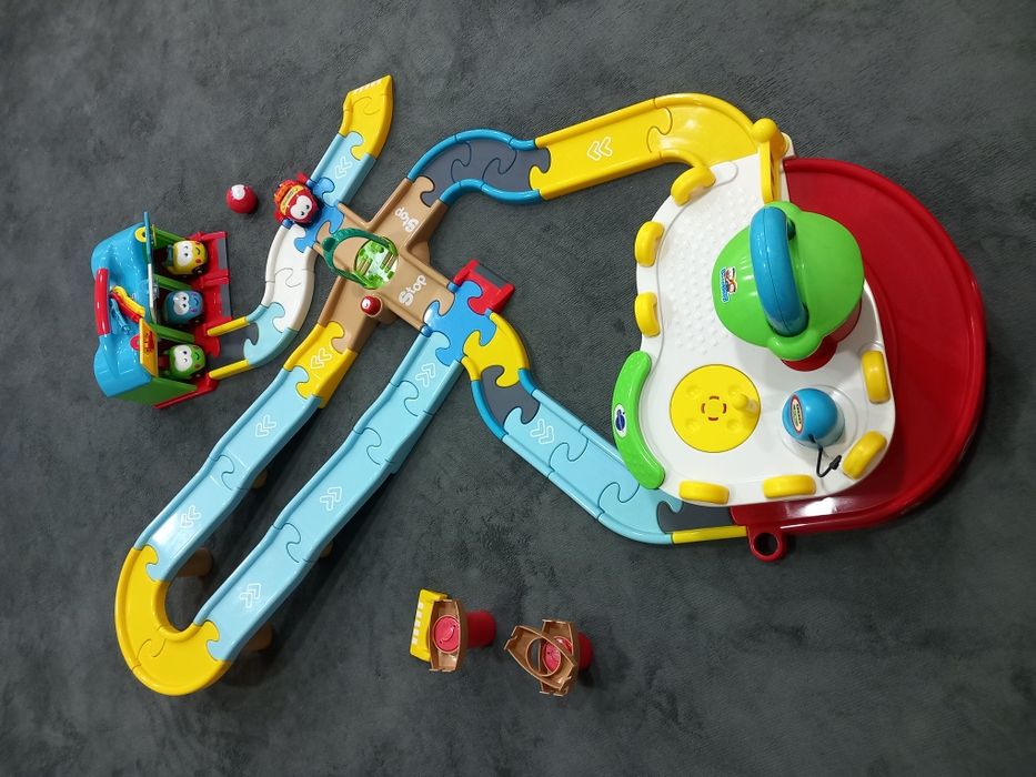 Beep beep imaginarium, garagem, estação de serviço, parque