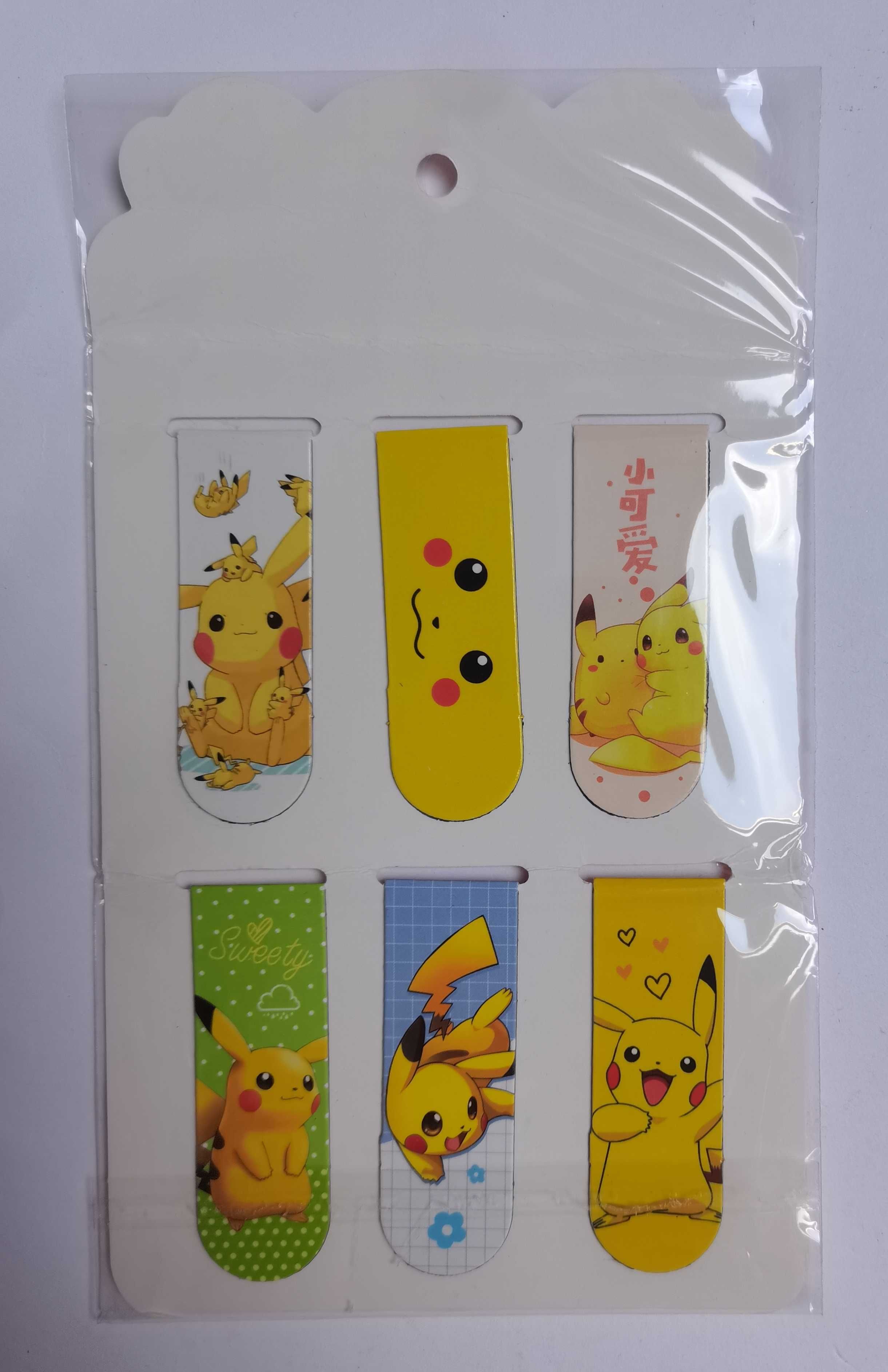 Pokemon, Pikachu - zakładki magnetyczne, 6 zakładek magnetycznych [1]