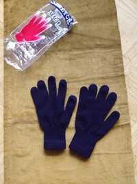 Rękawiczki magiczne stretch czarne nowe .