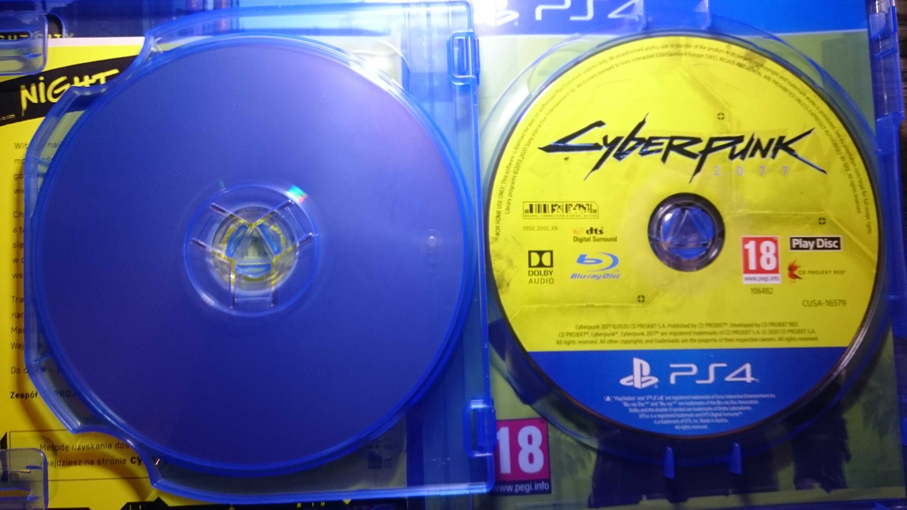 Gra Cyberpunk 2077 PS4 Playstation 4 polska wersja GTA V Spiderman