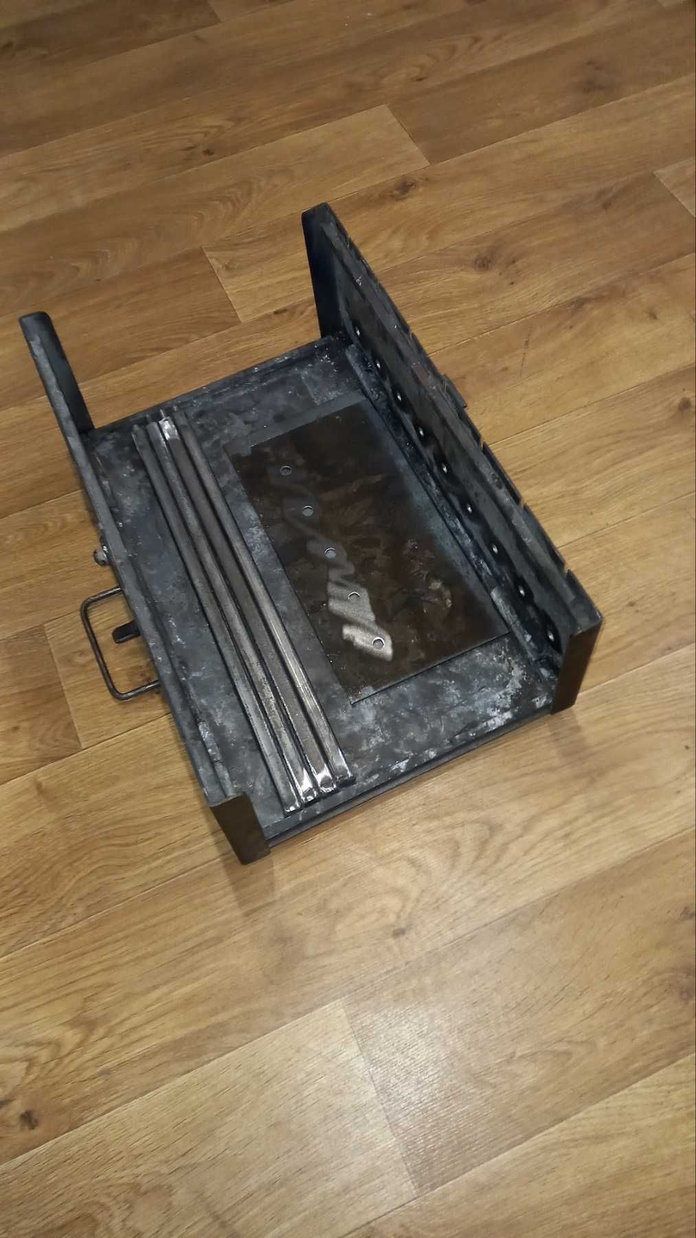 Мангал (Ч) разборной чемоданчик, металл мангала 2,5 мм, для дома