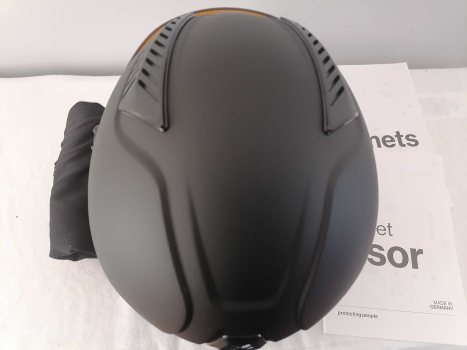 Kask narciarski Uvex HLMT 600 Visor Black Mat XL 59-61cm