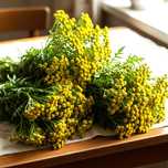 Wrotycz żółty 3 bukiety natura hanmade DIY decor flower świeży bukiet