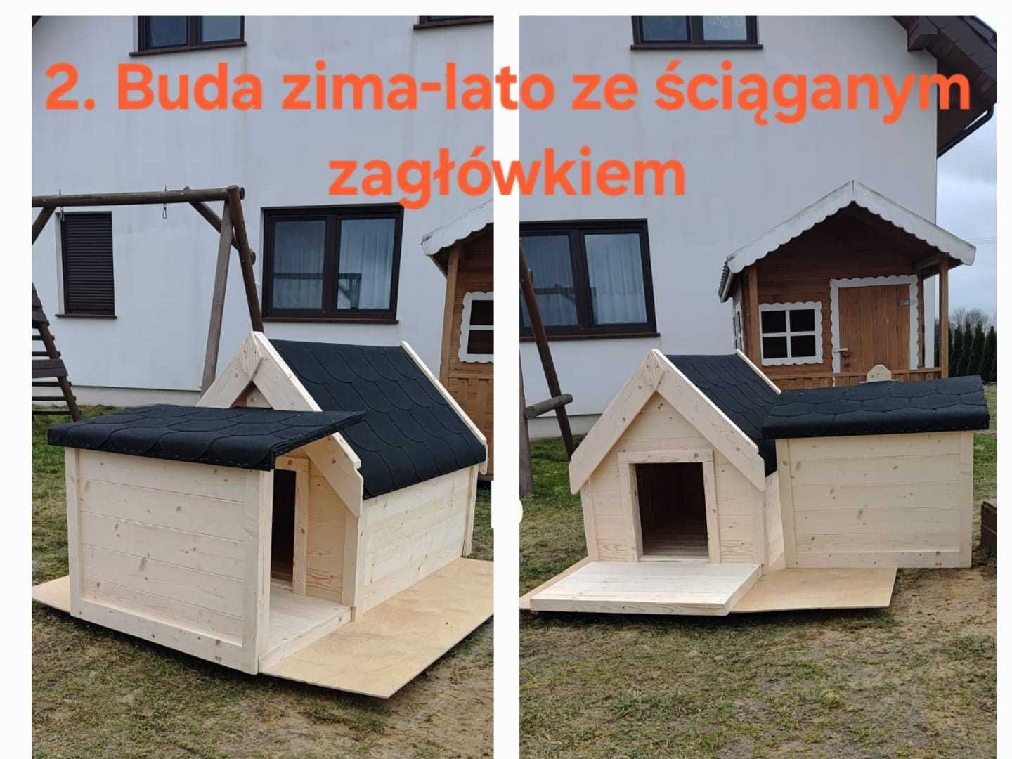 Buda dla psa ocieplana
