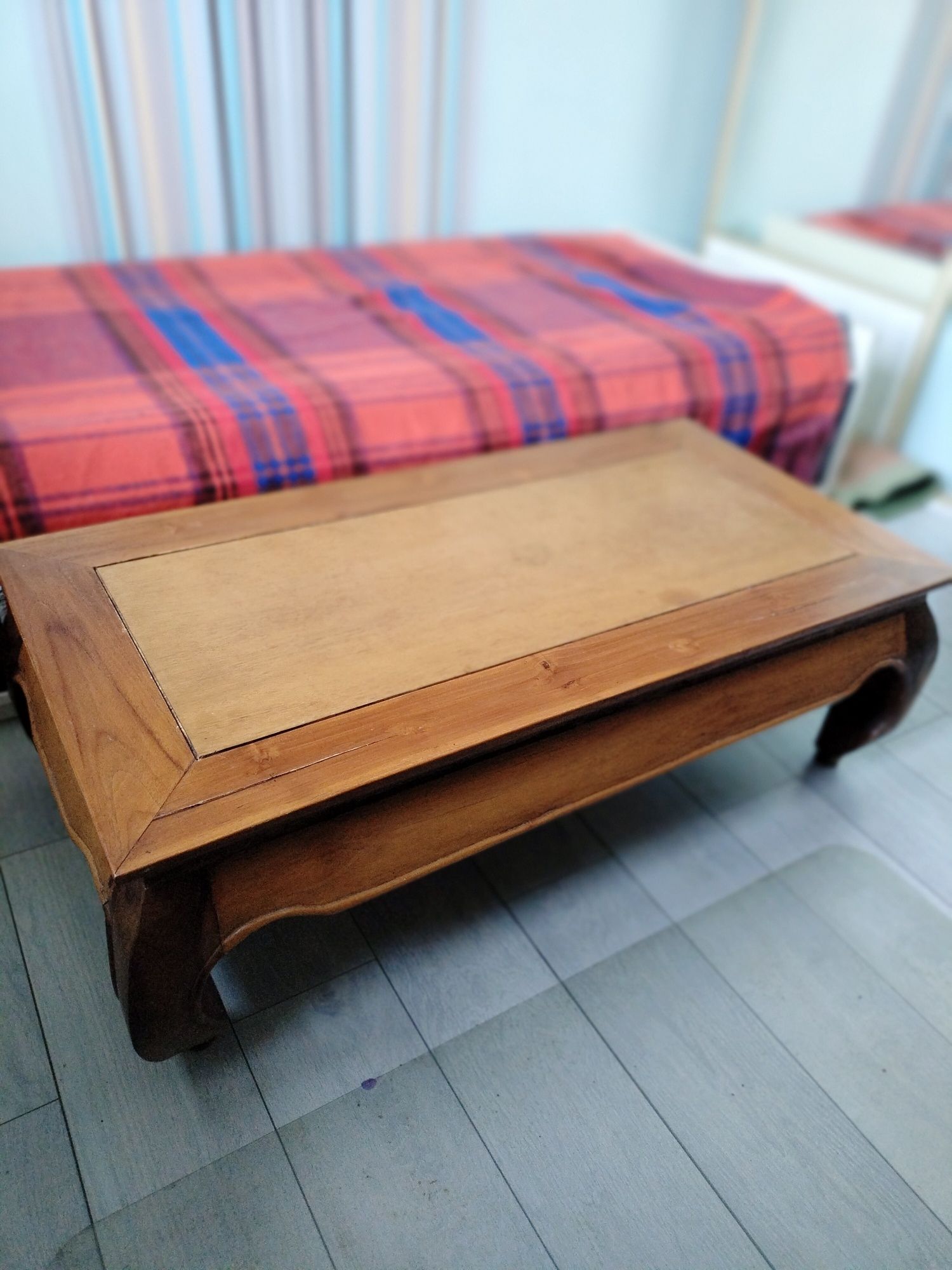 Niska Ława stolik Prawdziwe drewno meble holenderskie