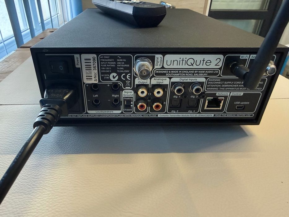 Naim UnitiQute 2. Підсилювач, ЦАП, медіа-стрімер
