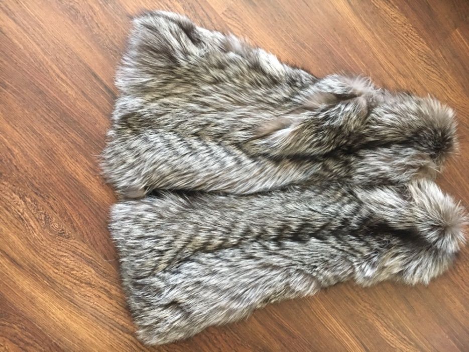 Жилет чернобурка